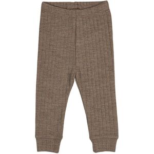 Müsli Broek - Rib - Wol - Walnoot Melange - Müsli - 74 - Broek - Wol