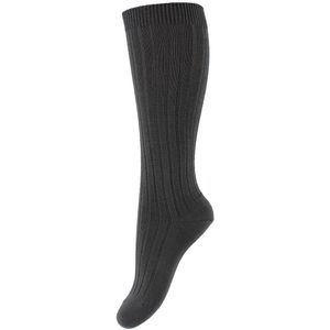 Condor Kniesokken - Rib - Antraciet Grijs - Condor - 27/31 - Sokken