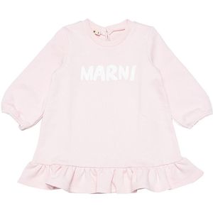 Marni Sweatjurk - Roze m. Wit - Marni - 74 - Jurk