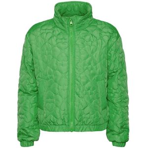 Pieces Kids Gevoerde Jas - PkHeart - Iers Green - Pieces Kids - 6 jaar (116) - Donsjassen