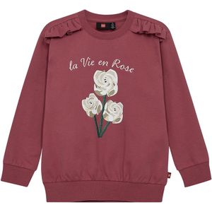 LEGO® Wear Sweatshirt - LwSana - Roze m. Bloemen - LEGO® Wear - 4 jaar (104) - Sweatshirt
