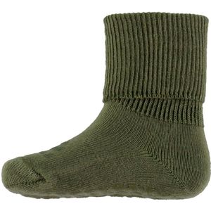GoBabyGo Sokken - Anti-Slip - Bamboe - Deep Lichen Green - GoBabyGo - 17/19 - Sokken