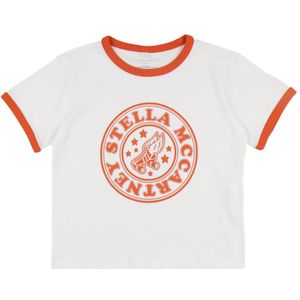 Stella McCartney Kids T-Shirt - Wit/Rood - Stella McCartney Kids - 12 jaar (152) - T-Shirts