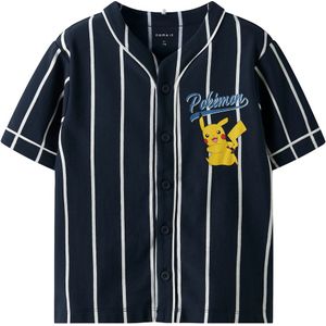 Name It T-Shirt - NkmMaska - Pokémon - Navy Blazer - Name It - 9-10 jaar (134-140) - T-Shirts