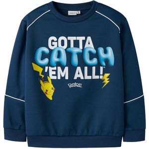 Name It Blouse - NkmSidney - Pokémon - Insignia Blue - Name It - 6 jaar (116) - Shirts