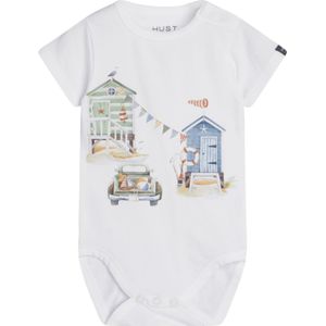 Hust and Claire Romper k/æ - Bob - Wit - Hust and Claire - 68 - Romper S/S