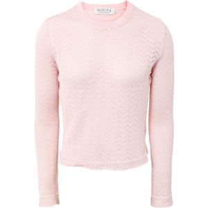 Hound Blouse - Bijgesneden - Gebreid - Soft Peach m. Pointelle - Hound - 14 jaar (164) - Shirts