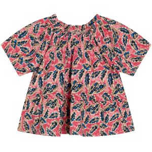 Noa Noa miniature Jurk - Print Rose/Blue - Noa Noa miniature - 18 mnd - Jurk