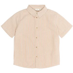 The New Overhemd - TnOllie - Indiaan Tan Striped - The New - 7-8 jaar (122-128) - Hemd S/S