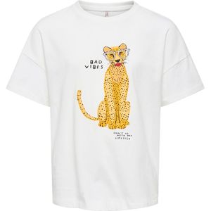 Kids Only T-Shirt - KogBaria - Cloud Danser/Lipstick - Kids Only - 9-10 jaar (134-140) - T-Shirts