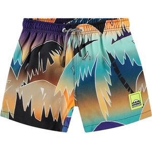 Molo Zwembroeken - UV50+ - Niko - Vervaagde palmbomen - Molo - 3-4 jaar (98-104) - Badmode