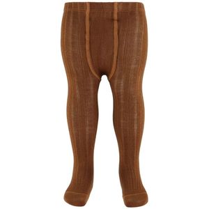 Condor Panty's - Wol/Acryl - Rib - Terracotta - Condor - 0-3 mnd - Panty's