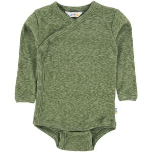 Joha Wikkelromper l/s - Groen Gevlekt - Joha - 50 - Romper L/S