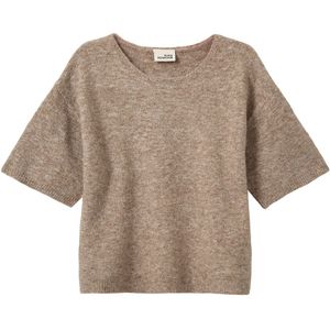 Sofie Schnoor T-Shirt - Gebreid - Cerinsky - Deer Melange - Sofie Schnoor - 10 jaar (140) - T-Shirts