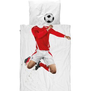 Snurk Beddengoed - Volwassenen - Rood Voetballer - Snurk - Volwassenen - Beddengoed - Volwassenen