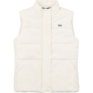 Lee Gewatteerd Vest - Gilet Puffer - Pearled Ivory - Lee - 7-8 jaar (122-128) - Donsvest