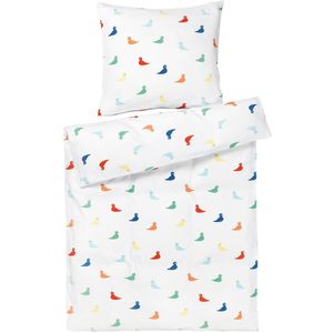 Kay Bojesen Beddengoed - Junior - Wit/Multicolour m. Zangvogels - Kay Bojesen - Julinor - Beddengoed - Junior