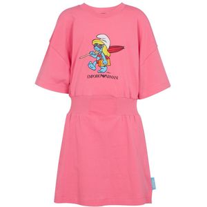 Emporio Armani Jurk - Roze m. Smurf Prima - Emporio Armani - 12 jaar (152) - Jurk