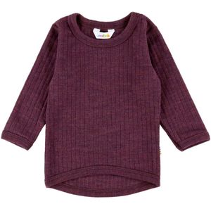 Joha Blouse - Wol - Rib - Pruim - Joha - 140 - Shirts