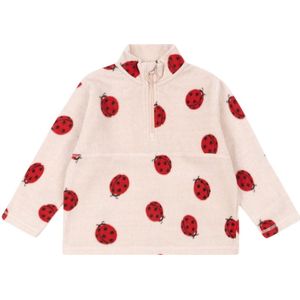 Konges Sløjd Fleece Trui - Lieveheersbeestje - Konges Sløjd - 1 jaar (80) - Fleece Jas