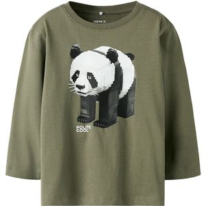 Name It Blouse - NmmSalan - Dusty Olive - Name It - 5 jaar (110) - Shirts