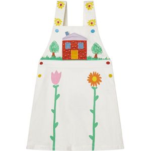 Stella McCartney Kids Spencer - Ivory/Bloemen - Stella McCartney Kids - 6 jaar (116) - Jurk