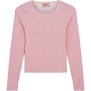 Designers Remix Blouse - Bamboe - Jenna Slijm - Roze/Logo Print - Designers Remix - 12 jaar (152) - Shirts
