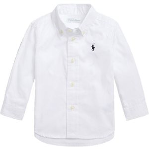 Polo Ralph Lauren Overhemd - Slim Fit - Wit - Polo Ralph Lauren - 1 jaar (80) - Overhemd