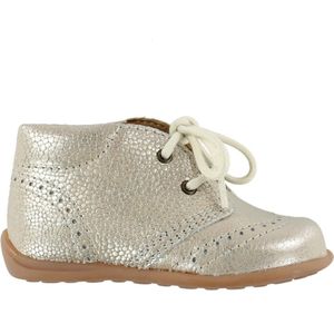 Bisgaard Babyschoenen - Zilver m. Veters - Bisgaard - 25 - Babyschoen