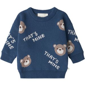 That's Mine Blouse - Gebreid - Florian - Sleutel Blue - Thats Mine - 1 jaar (80) - Shirts