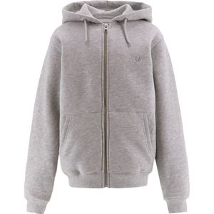 Hound Cardigan - HdElliot - Lichtgrijs Gevlekt - Hound - 8 jaar (128) - Cardigan