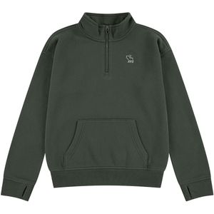 Abercrombie & Fitch Sweatshirt m. Rits - Tijm - Abercrombie & Fitch - 9-10 jaar (134-140) - Sweatshirt