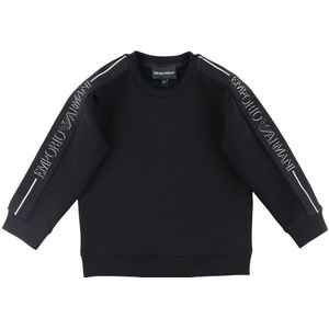Emporio Armani Blouse - Zwart m. Logostreep - Emporio Armani - 6 jaar (116) - Shirts