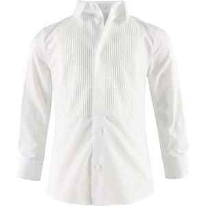 Dolce & Gabbana Overhemd - Wit m. Plooien - Dolce & Gabbana - 3 jaar (98) - Overhemd