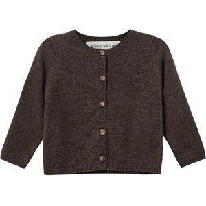 Sofie Schnoor Cardigan - Gebreid - Wol - Cisse - Brown Fudge - Sofie Schnoor - 68 - Cardigan