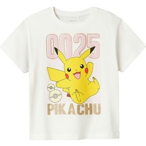 Name It T-Shirt - NkfJimini Pokémon - Cloud Danser m. Print - Name It - 7-8 jaar (122-128) - T-Shirt