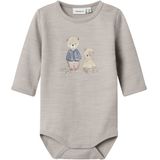 Name It - NbnWup - Romper L/S - Parelmoer Cloud - Wol/Katoen
