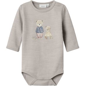 Name It - NbnWup - Romper L/S - Parelmoer Cloud - Wol/Katoen