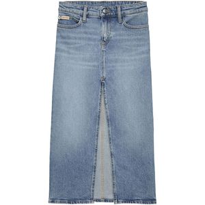 Calvin Klein Rok - Denim - Mid Stijg Lang - Cloudy Blue - Calvin Klein - 8 jaar (128) - Rok