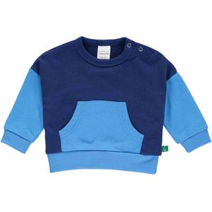 Freds World Sweatshirt - Blokkeren - Deep Blue - Freds World - 1½ jaar (86) - Sweatshirt