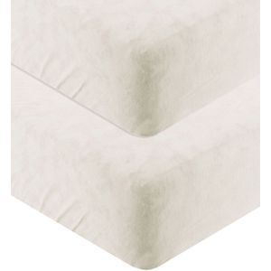 Cocoon Company Hoeslaken - 2-pack - Lift - 31x75 - Crème - Cocoon Company - OneSize - Hoeslaken
