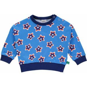 Freds World Sweatshirt - Ster - Happy Blue - Freds World - 1 jaar (80) - Sweatshirt