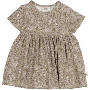 Wheat Jurk - Nova - Fossiele bloemen - Wheat - 74 - Jurk