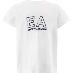 Emporio Armani T-Shirt - Wit m. Print - Emporio Armani - 24 mnd - T-Shirts