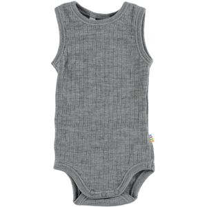 Joha Romper - Wol - mouwloos - Grijs Gevlekt - Joha - 60 - Romper Mouwloos