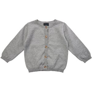 Sofie Schnoor Cardigan - Gebreid - Grey Melange - Sofie Schnoor - 4-5 jaar (104-110) - Cardigan