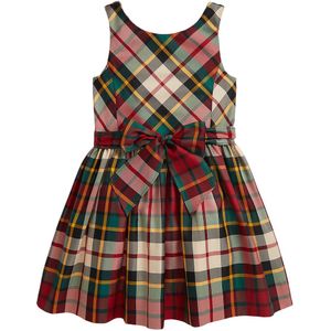 Polo Ralph Lauren Jurk - Rood geblokt - Polo Ralph Lauren - 3 jaar (98) - Jurk