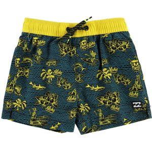 Billabong Zwembroeken - Adventure IJsland - Zwart/Geel - Billabong - 2 jaar (92) - Badmode