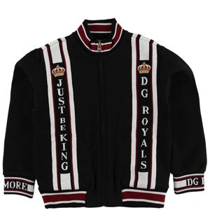 Dolce & Gabbana Cardigan - Zwart m. Logo - Dolce & Gabbana - 6 jaar (116) - Cardigan