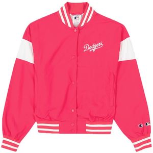 Champion Fashion Bomber Jack - Roze m. Wit - Champion - L - Large - Zomerjas
